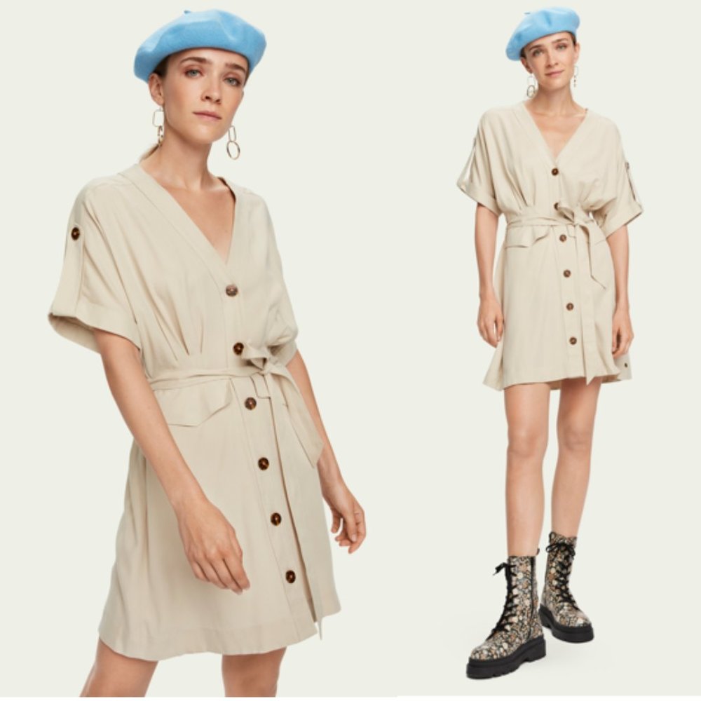 Scotch & Soda Addison Mini Shirtdress